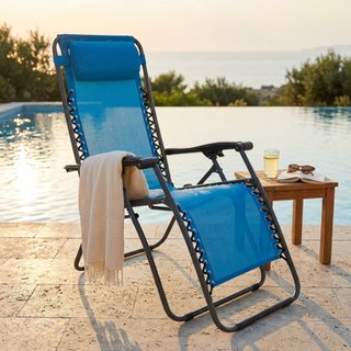 Sdraio Relax Reclinabile Poggiatesta e Braccioli