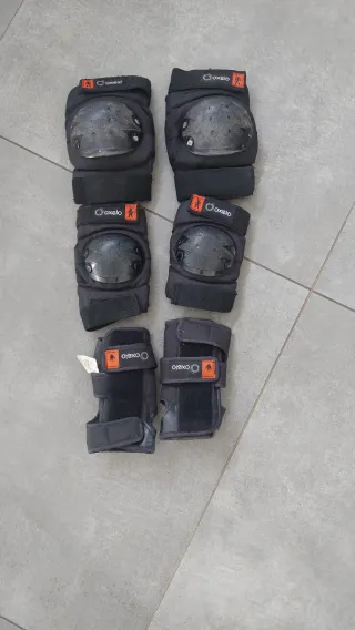 Protecciones Oxelo Patines Rodilleras Muñequeras