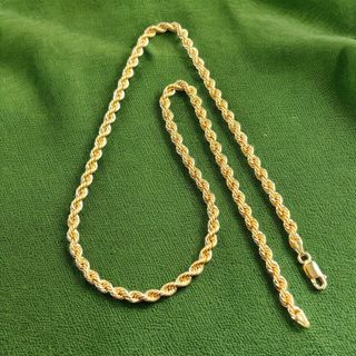 Cadena Oro 18K Cordón Salomónico 4.50 mm Unisex