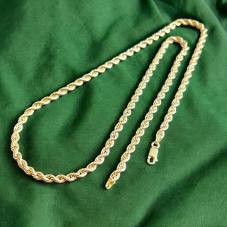 Cadena Oro 18K Cordón Salomónico 4.50 mm Unisex