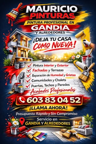 Pintor profesional en Gandía