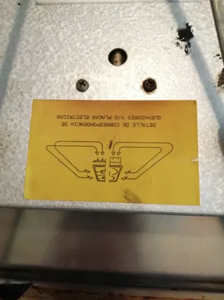 Placa de gas butano para adaptar a una encimera