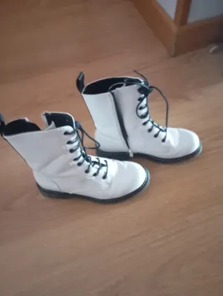 Botas militares Inside blancas