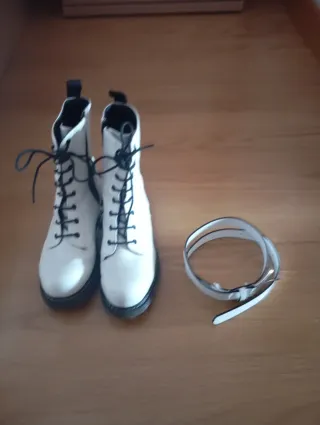 Botas militares Inside blancas