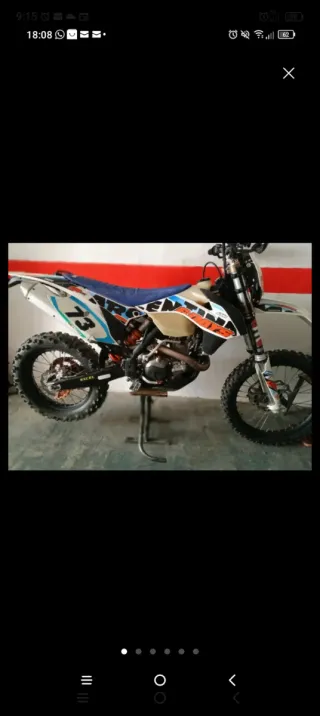 Se vende KTM 500 exc 2013