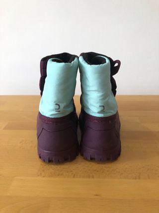 Botas de nieve Decathlon Talla 24/25 Morado/Azul