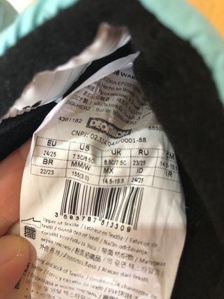 Botas de nieve Decathlon Talla 24/25 Morado/Azul