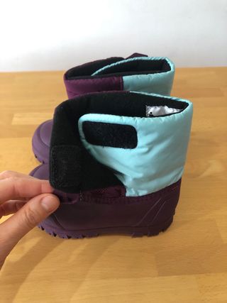 Botas de nieve Decathlon Talla 24/25 Morado/Azul