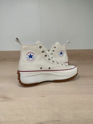 Converse Beige Plataforma Tacos