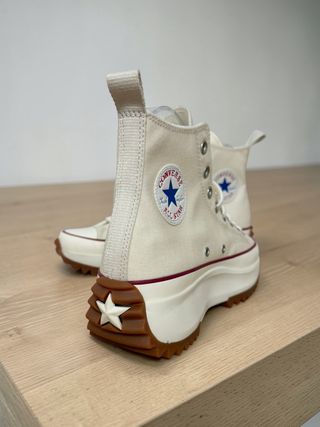 Converse Beige Plataforma Tacos