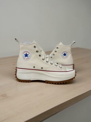 Converse Beige Plataforma Tacos