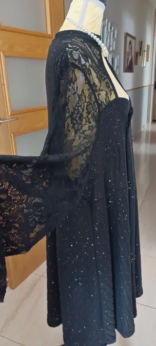 Vestido fiesta negro polvo de hadas 56