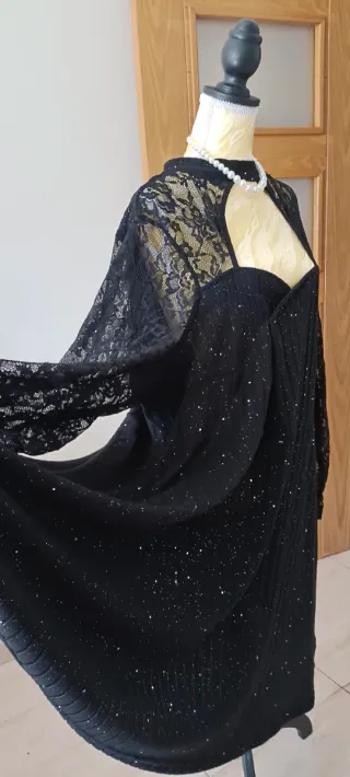 Vestido fiesta negro polvo de hadas 56