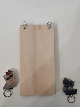 Portachiavi da parete con gufi
