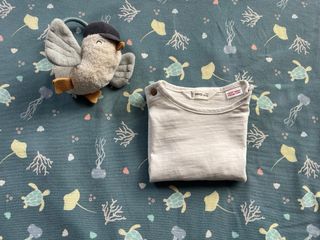 Camiseta bebé Mango manga corta Talla 74