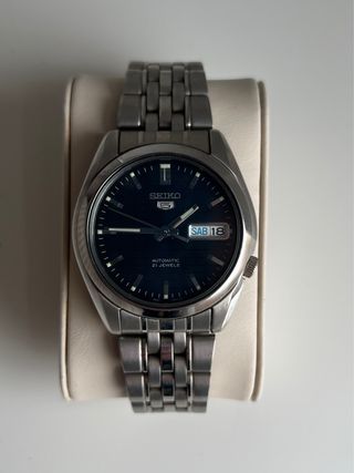 Reloj Seiko 5 Automático Esfera Azul