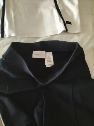 Conjunto deportivo Liz Claiborne blanco azul marin