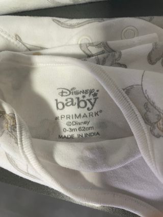 Lote Bodys Bebé Dumbo Algodón