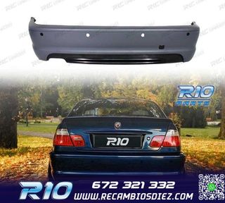PARAGOLPES TRASERO BMW E46 98-06 COUPE LOOK M PDC
