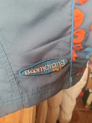 Bañador Boomerang Azul y Naranja