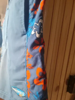 Bañador Boomerang Azul y Naranja