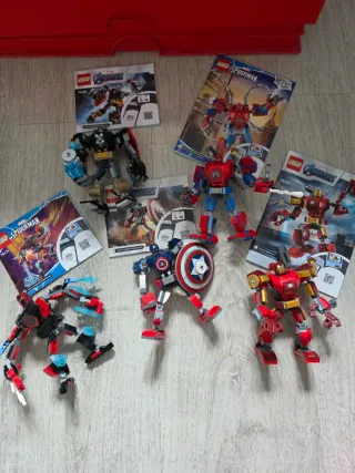 Lote Lego Marvel Vengadores y Spiderman
