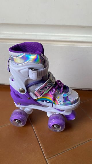 Patines de 4 ruedas con luces en las 4 ruedas