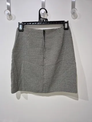 Falda cuadros Stradivarius