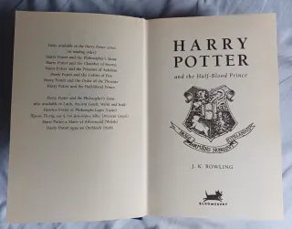 LIBRO HARRY POTTER and the Half-Blood Prince.