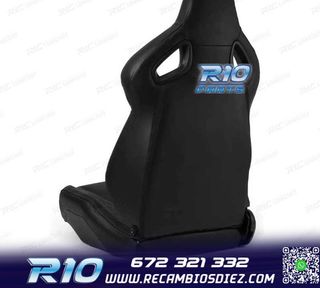 ASIENTO BAQUET UNIVERSAL CUERO NEGRO ESTILO SPORTSTER