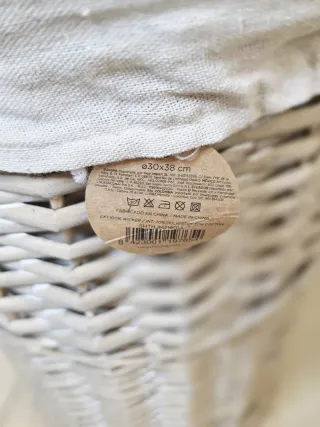 Set 3 Cestos Mimbre Muy Mucho