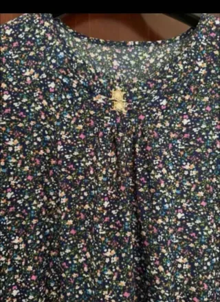 Vestido estampado floral talla M