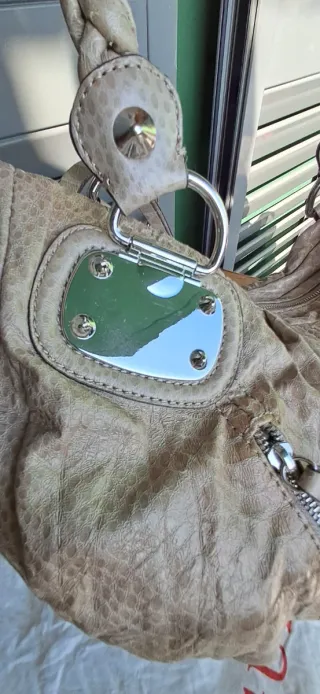 Borsa Guess Vintage Y2K Beige/Argento