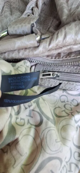 Borsa Guess Vintage Y2K Beige/Argento