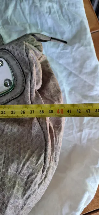 Borsa Guess Vintage Y2K Beige/Argento