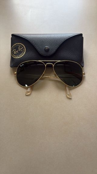 Gafas de sol Ray-Ban Aviator doradas