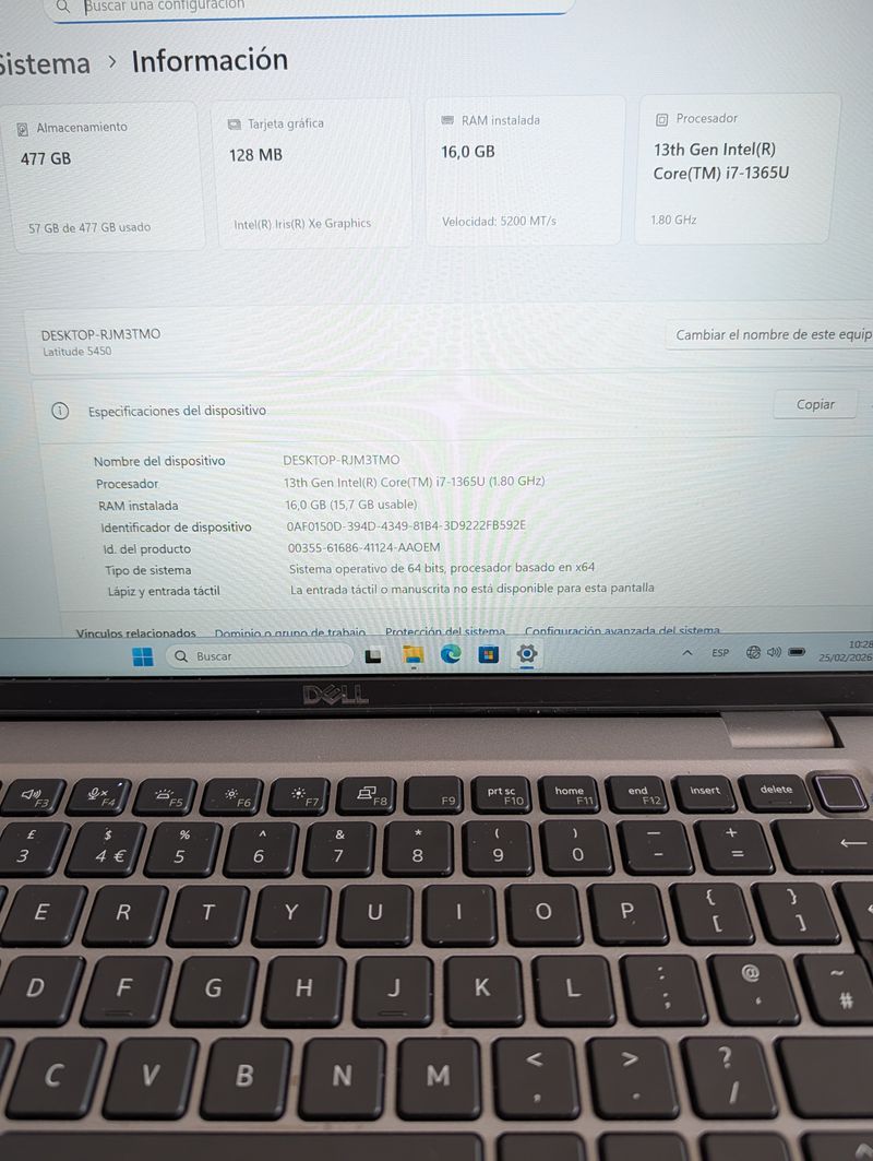 Dell Latitude 5450 Gris/Plata afbeelding 3