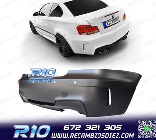 PARAGOLPES TRASERO BMW E82 E88 07-13 LOOK 1M PDC