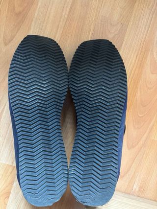 Mocasines Moreschi Azul y Marrón Ante