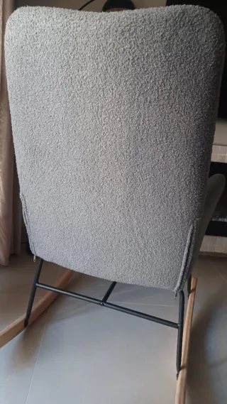 Sillón Mecedora Gris