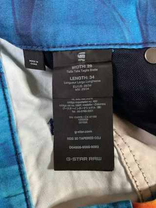Bermuda de hombre de G-Star Raw (W29)