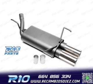 SILENCIOSO ESCAPE PARA OPEL CORSA 09 2000-2006 x2