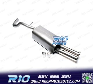 SILENCIOSO ESCAPE PARA VOLKSWAGEN VW GOLF IV 09 1996- x2