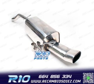 SILENCIOSO ESCAPE PARA VOLKSWAGEN VW GOLF IV 09 1996- INOX D
