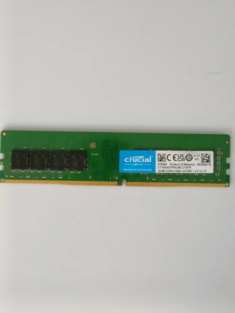 DDR4 16GB 2666 MHz Crucial Memoria RAM