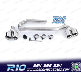 KIT ESCAPE CON COLAS BMW F10 F11 F12 F13 LOOK M PERFORMANCE