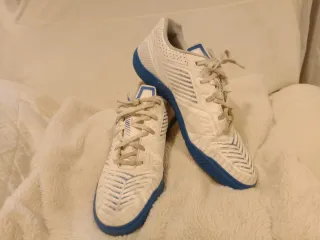 Zapatillas Fútbol Sala Talla 42 Blancas y Azules