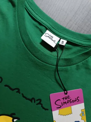 T-shirt The Simpsons Homer verde