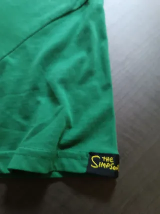 T-shirt The Simpsons Homer verde
