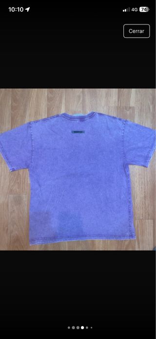 Camiseta Essentials Fear of God Morada Talla M
